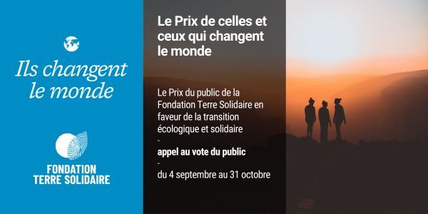 Viseta - prix ils changent le monde Fondation Terre Solidaire